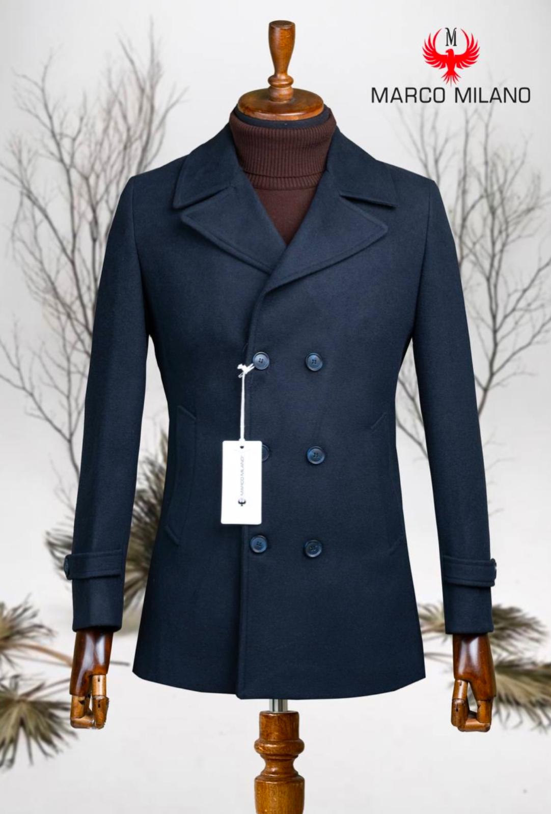 Palton slim fit pentru barbati, Marco Milano