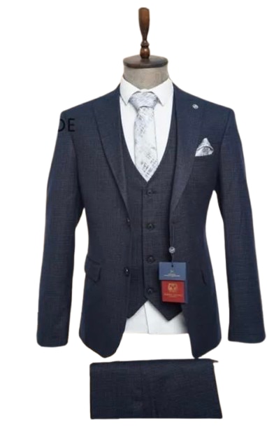 Costum Barbati, 3 Piese, Slim Fit