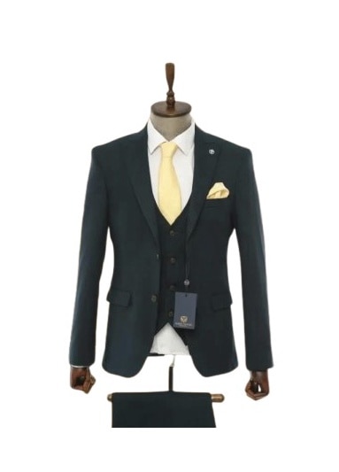 Costum Barbati, 3 Piese, Slim Fit